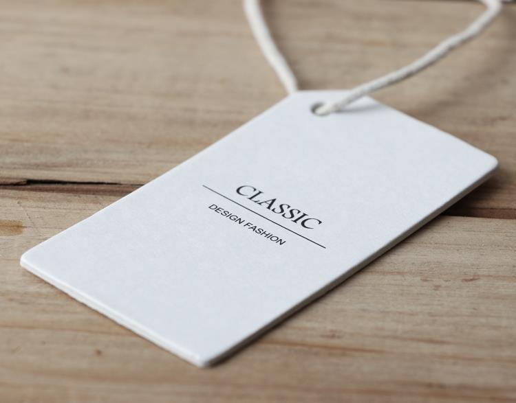 clothing hang tag