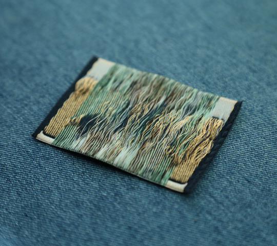 custom eco-friendly T shirt labels,clothing woven labels garment accessories