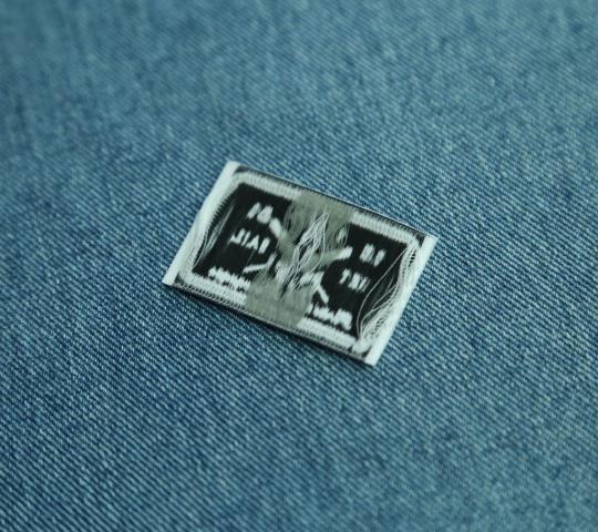 Wholesale high quality cheap garment labels/woven garment tag/clothing labels sew on label