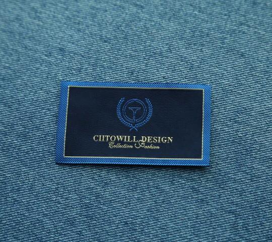 The high-end clothing collar standard custom-made clothes children's clothing trademark weaving Mark