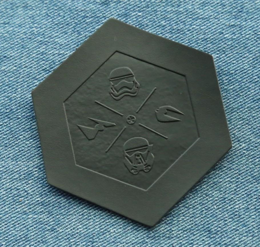 High quality custom leather labels for clothing