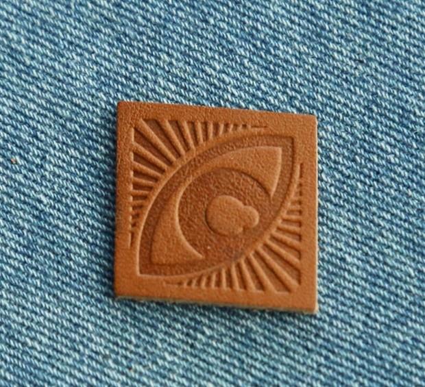 Hot Press Leather Label For Jacket