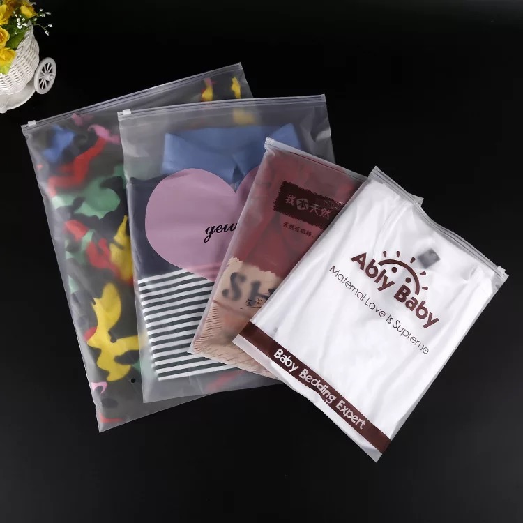 Custom waterproof frosted soft eva zipper bikini bag for swimwear packaging