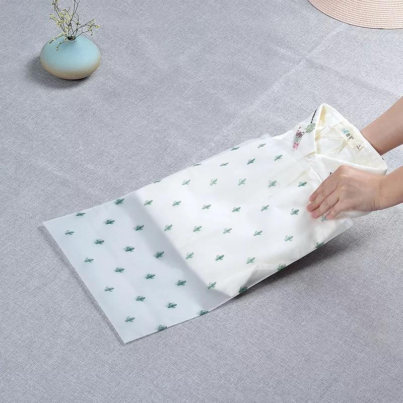 Slider Zipper Matte Clothing Packaging Bag