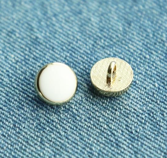 Sewing Round Metal Shank Button