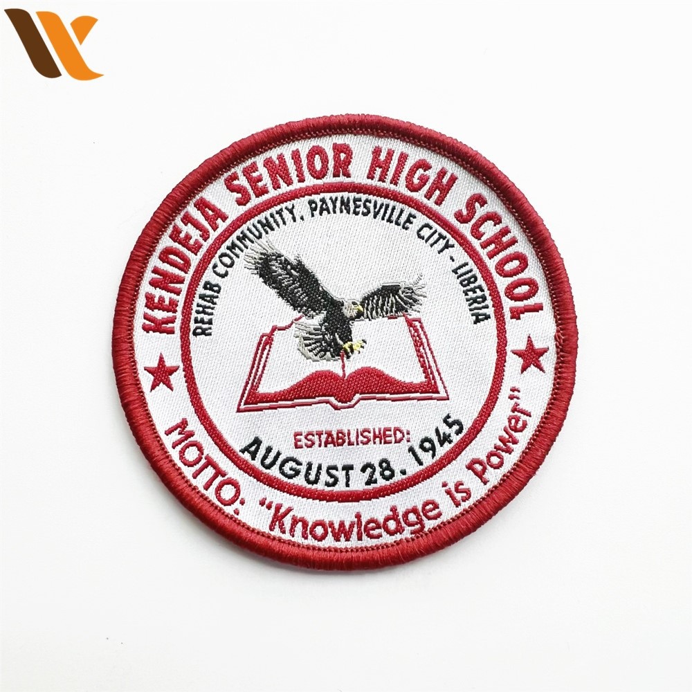 Red Classic High School Woven Patch