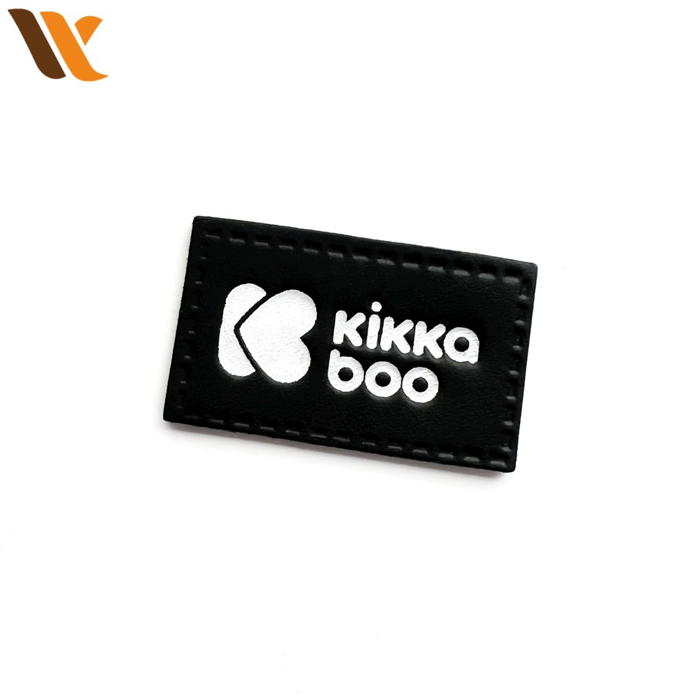 Black And White Leather Labels For Bags