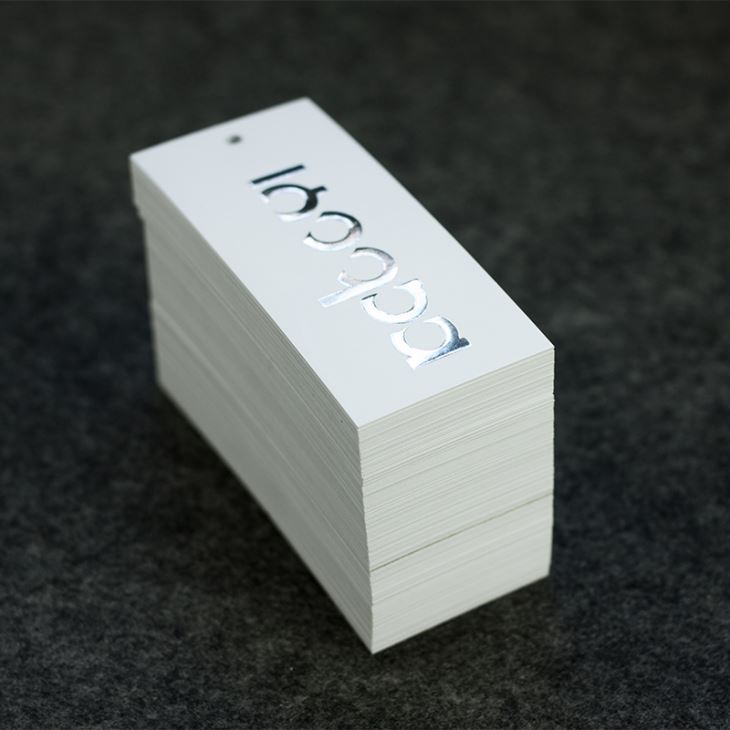 elegant apparel accessories printing custom design paper garment hang tags