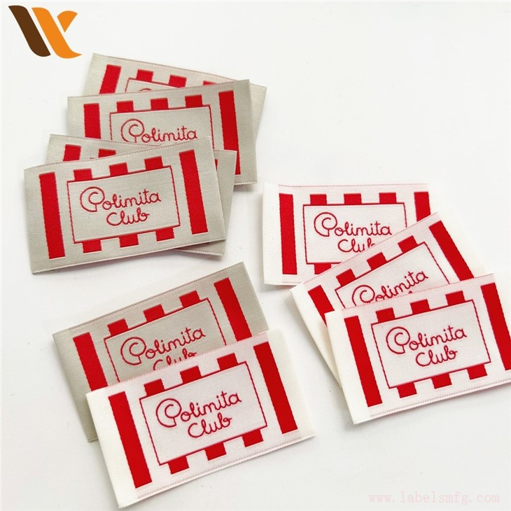Custom Stylish Woven Tags Clothing Labels