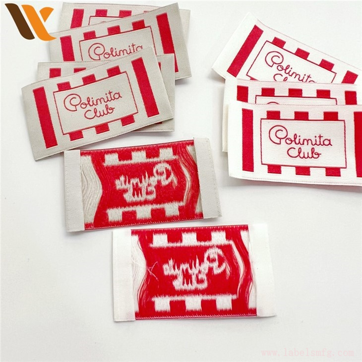 Custom Stylish Woven Tags Clothing Labels